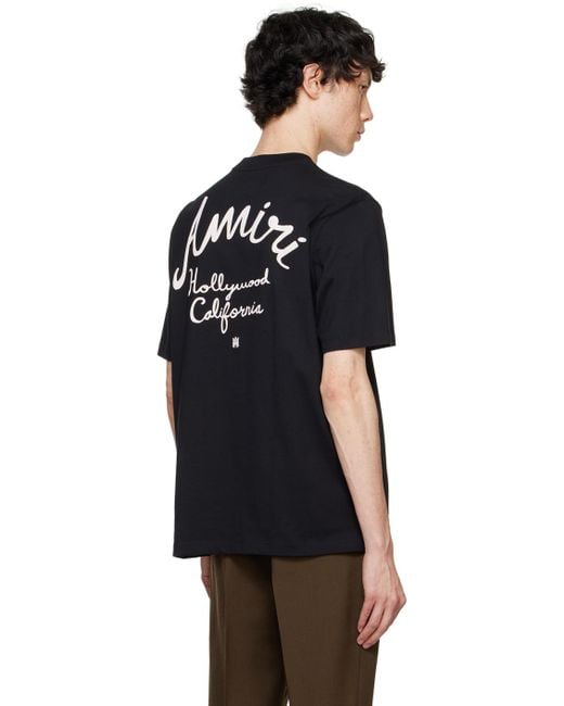 Amiri 'Hollywood' T-Shirt in Black for Men | Lyst