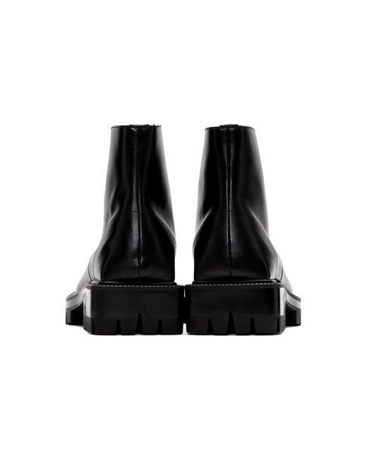 Balenciaga Black Outdoor Rim Boots for Men | Lyst