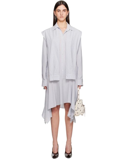 Acne Black Layered Midi Dress