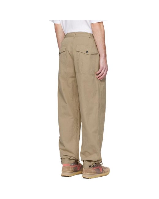 Visvim Natural Carrol Trousers for men