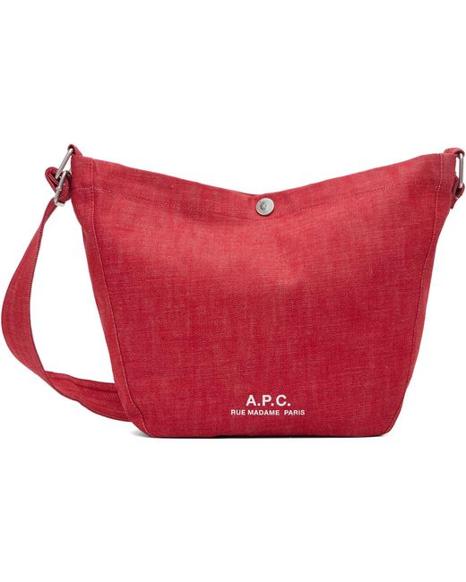 A.P.C. Red Journal Small Satchel for men