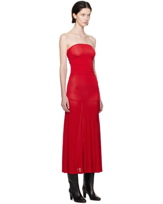 Paloma Wool Red Moebius Midi Dress Lyst