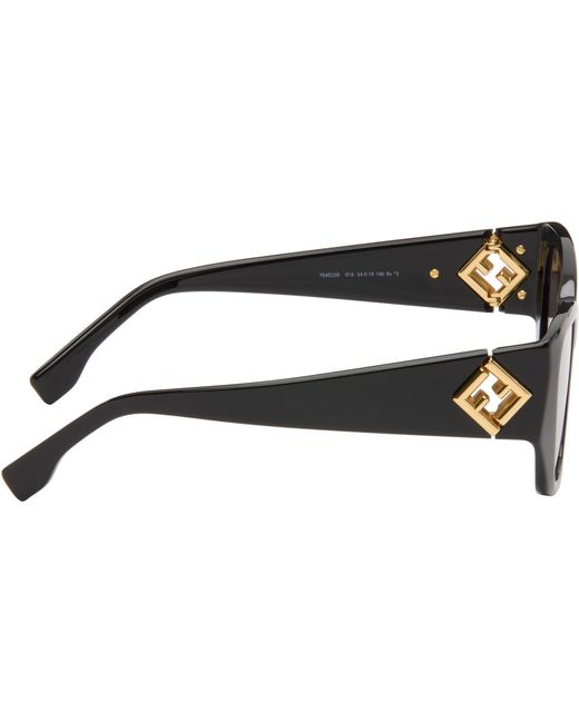 Fendi Gray Ff Diamonds Sunglasses