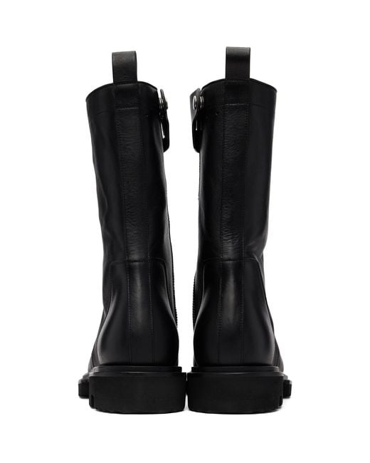 Rick Owens Black Creeper Gabe Boots for men