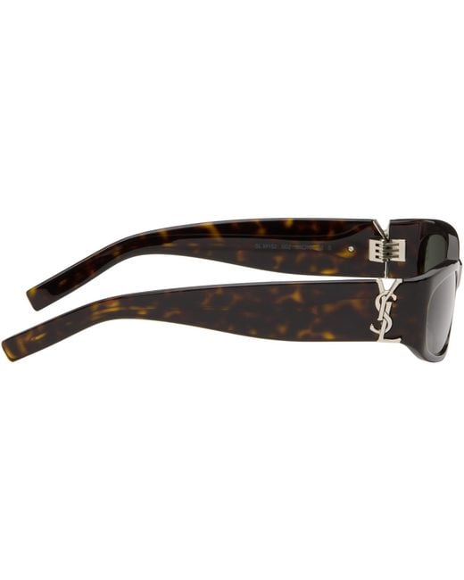 Saint Laurent Black Sl M152 Sunglasses for men