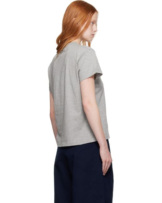 Studio Nicholson グレー Marine Tシャツ Black