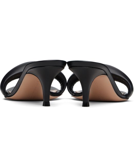 Gianvito Rossi ブラック Bijoux 55 ミュール Black