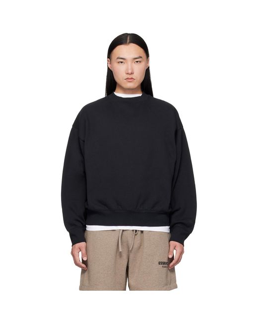 Fear Of God Blue Classic Crewneck Sweatshirt for men