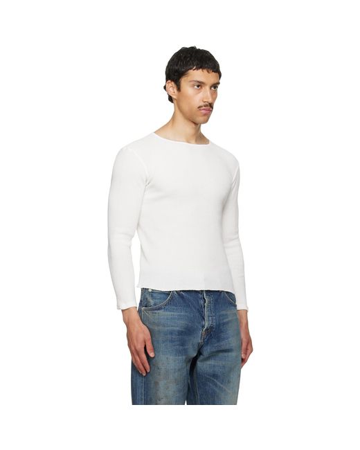 Second/Layer White Zero Thermal T-Shirt for men