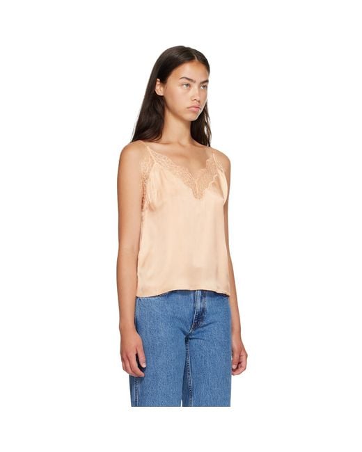Anine Bing Blue Mael Camisole