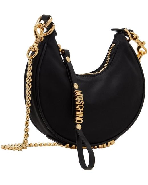 Moschino Black Multipockets Shoulder Bag