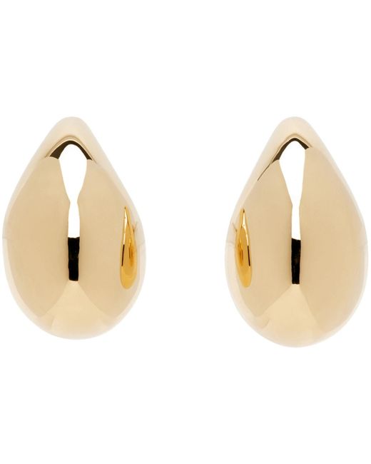Bottega Veneta Black Small Drop Earrings
