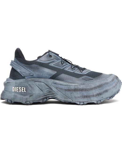 DIESEL Black D-Cage Runner Sneakers for men