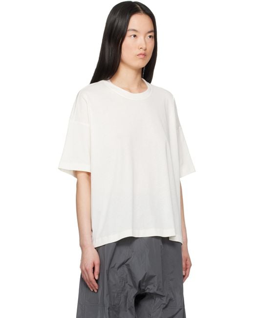 T-Shirt À Manches Courtes Surdimensionné Tilly Blanc Cassé À Col Ras Du Cou Sofie D'Hoore en coloris White