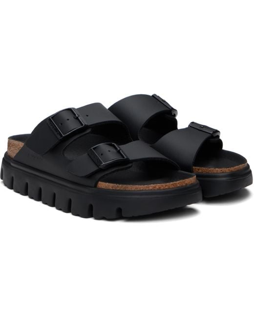 Birkenstock ブラック Arizona Chunky ナロー サンダル Black