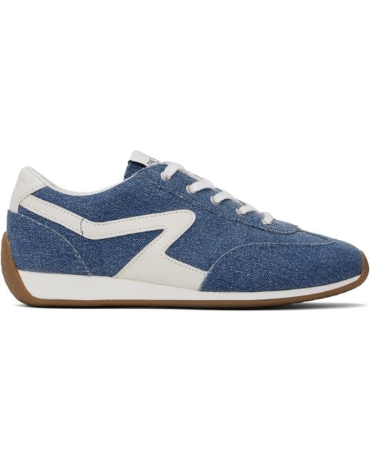 Rag & Bone Blue Slim Retro Runner Sneakers