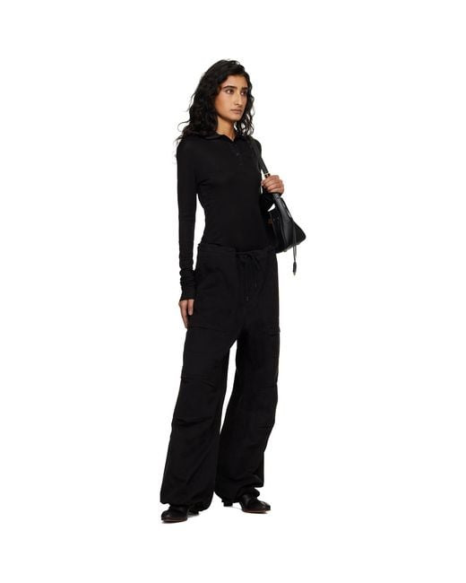 Entire studios Black Barren Cargo Pants