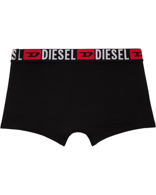 DIESEL Black Three-Pack Umbx-Damienthreepack Boxer Briefs for men