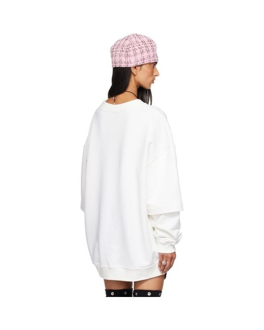 SECONDA White Off- Ssense Exclusive Luna Sweatshirt