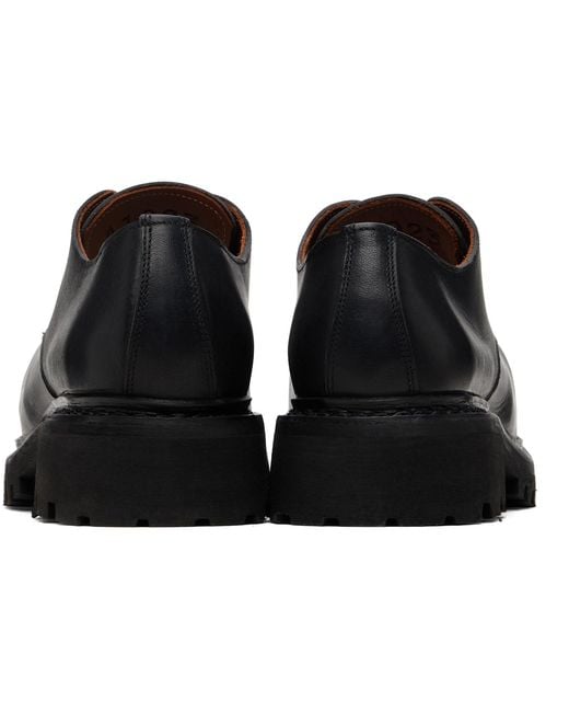 A Diciannoveventitre Black Prisma Derbys for men