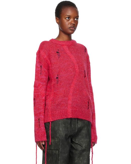 ANDERSSON BELL Red Colbine Sweater