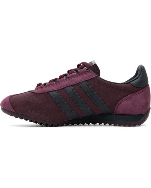 Adidas Originals Black Burgundy Sl 72 Pt Sneakers for men