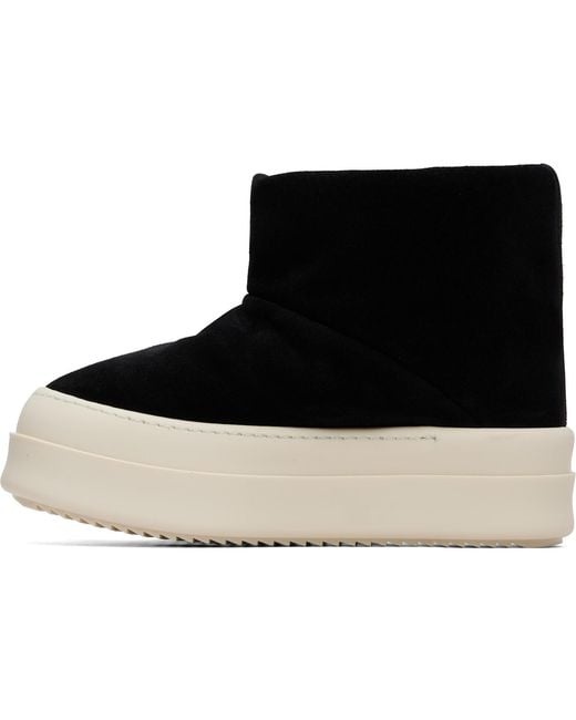 Rick Owens Black Tower Mega Bumper Low Lunar Boots