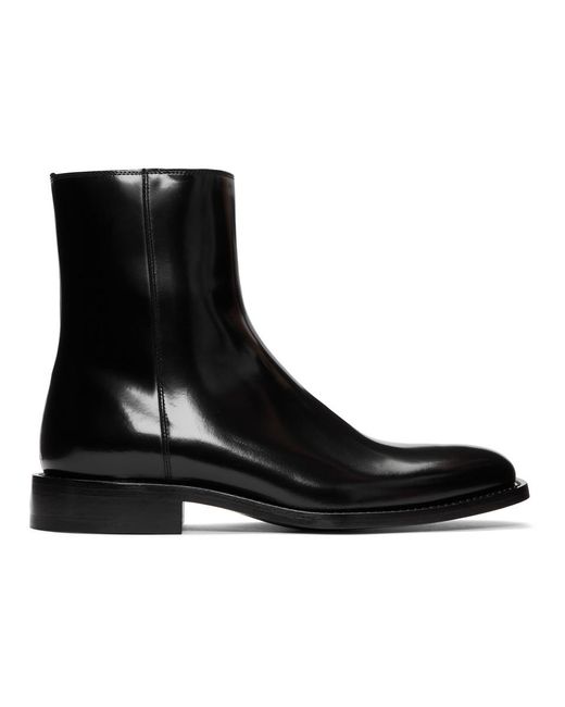 Balenciaga Black Rim Boots for men