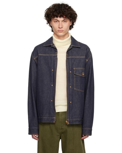 メンズ Moncler Genius Mercedes-Benz By Nigo ネイビー Nepit デニムジャケット Blue