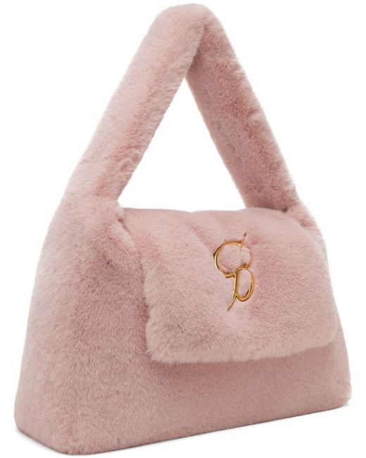 Grand sac rose à rabat à logo Blumarine en coloris Pink