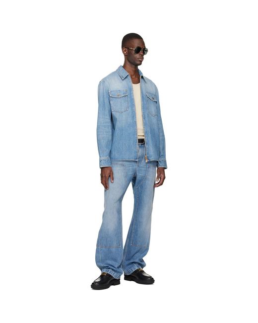 Versace Blue Carpenter Jeans for men