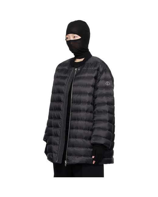 Rick Owens Black Moncler + Flight Down Jacket