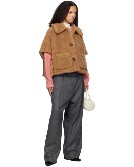 Max Mara タン Newterzo ジャケット Brown