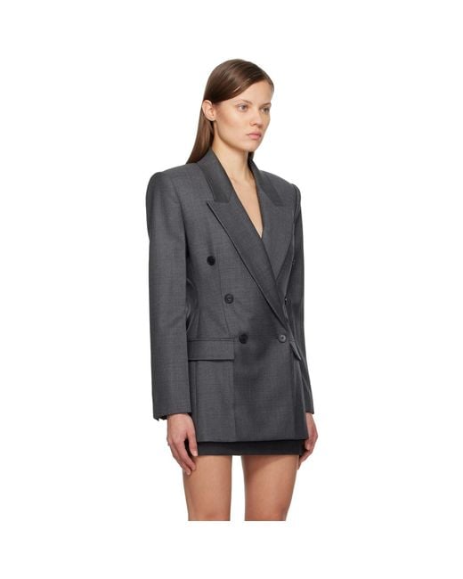 Givenchy Black Double-Breasted Blazer