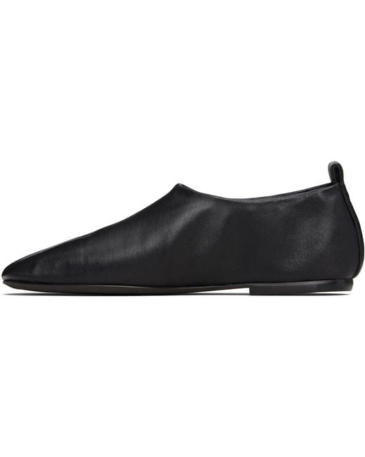 Dries Van Noten Black Square Toe Loafers