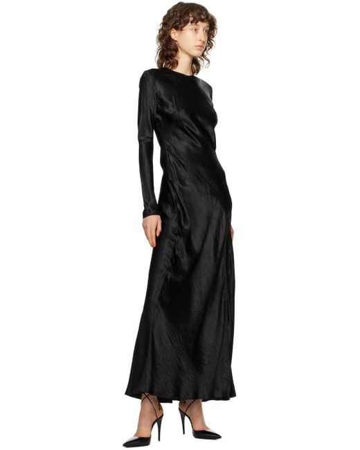 Anna October Black Lulu Maxi Dress