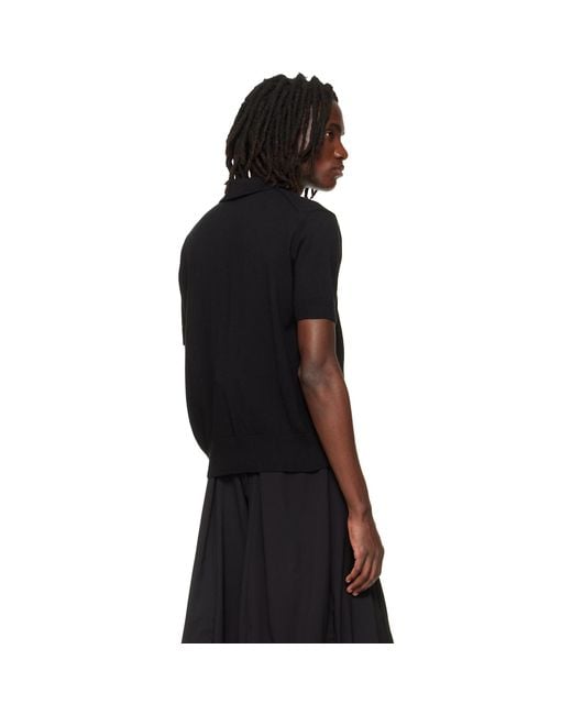 Vivienne Westwood Black Mark Polo for men