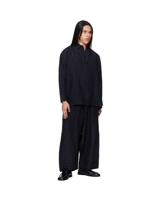 Toogood Black 'The Baker' Trousers for men