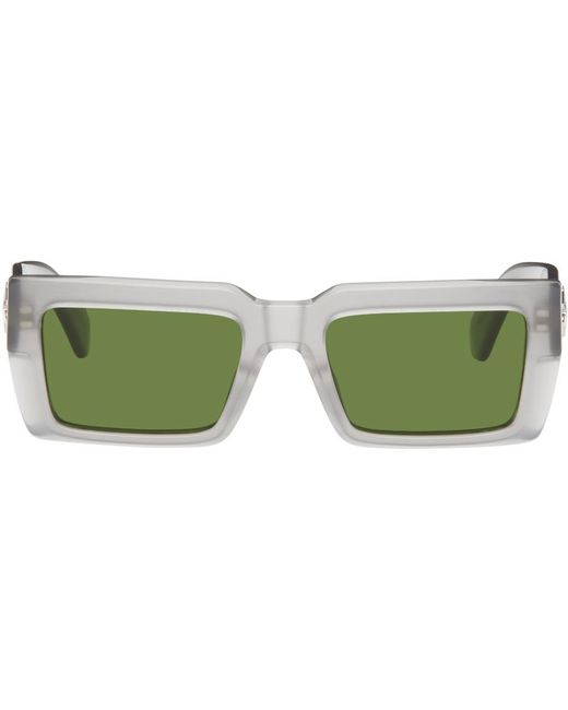 Off-White c/o Virgil Abloh Green Gray Moberly Sunglasses for men