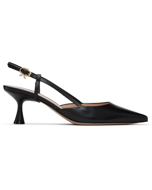 Gianvito Rossi Black Ascent 55 Heels