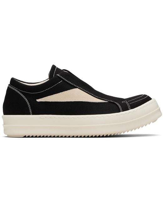 Rick Owens Black Drkshdw "Hollywood Vintage" Sneakers