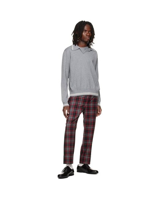 Vivienne Westwood Gray Doubletake Polo for men