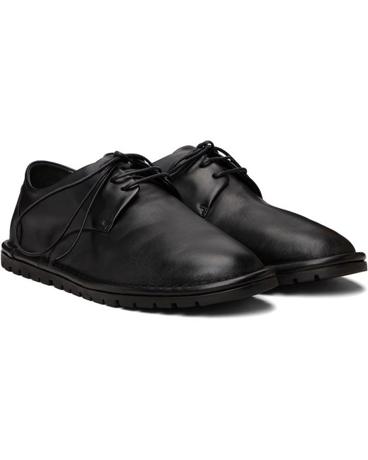 MARSELL Gomme Black Sancrispa Leather Derbys for men