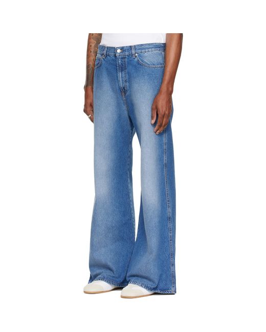 Lu'u Dan Blue Denim Phat Jeans for men