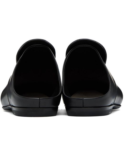 Dries Van Noten Black Paneled Loafers for men