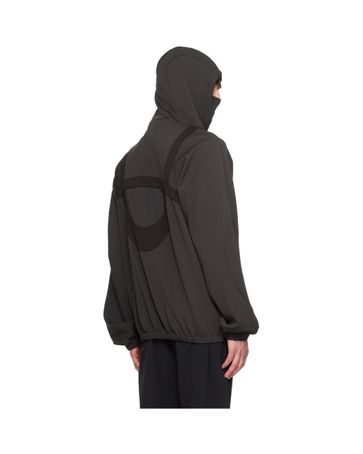 Uncertain Factor Black Grude Patrol Hoodie for men