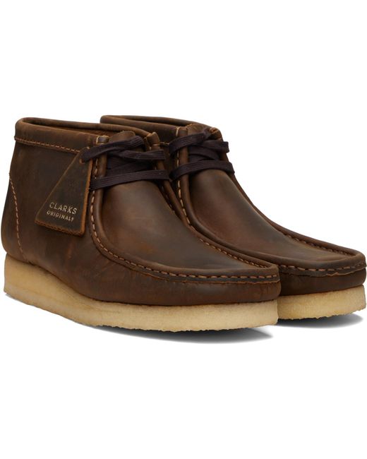 Clarks Black Wallabee Desert Boots for men