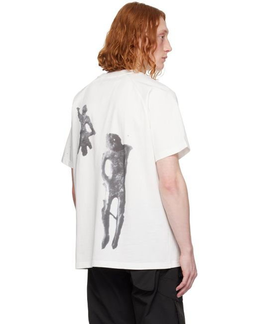 HELIOT EMIL White Formation T-Shirt for men