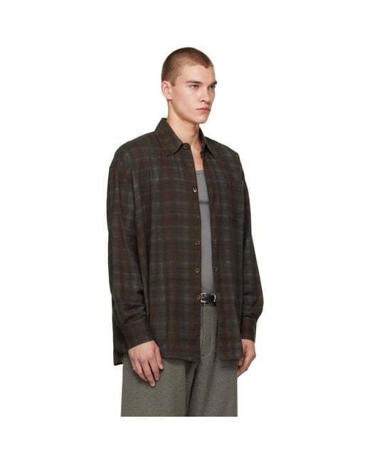 Our Legacy Black Borrowed Shirt for men