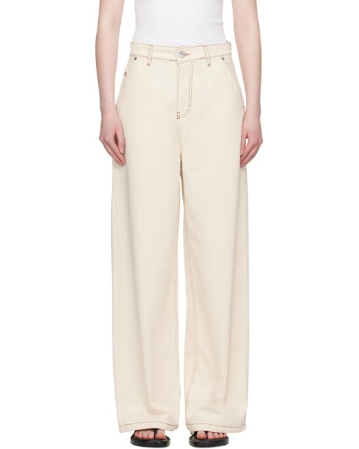 AMI Natural Wide Fit Jeans
